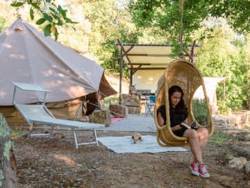 tentes glamping en toscane