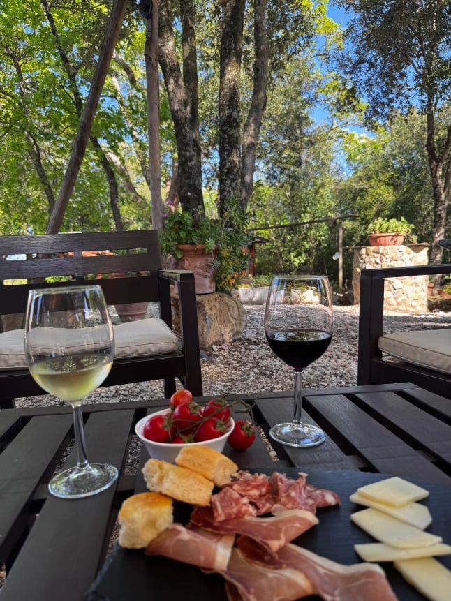 aperitivo in agriturismo