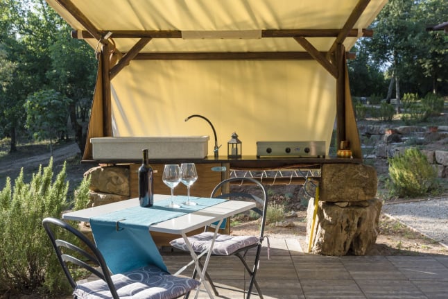 Serraiola Alta Tenda Glamping rosmarino